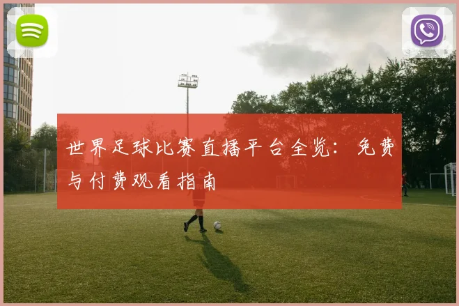 世界足球比赛直播平台全览:免费与付费观看指南